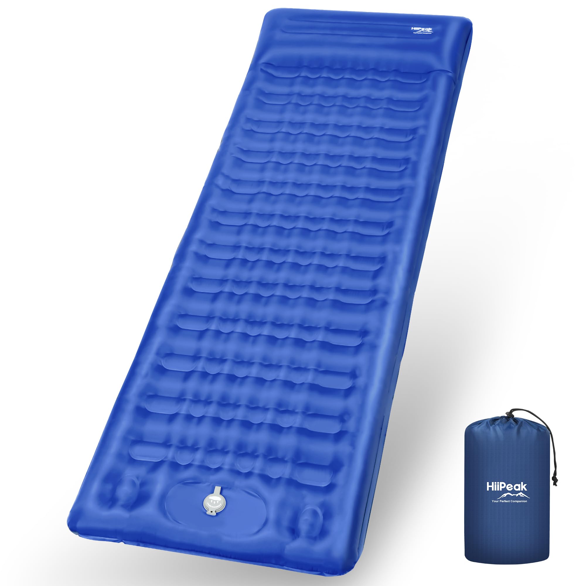 Photo 1 of HiiPeak Strong Support Camping Mat, Inflatable Sleeping Mattress 3.9 Inch Thickness Sleeping Pad with Pillow, Quick Inflation Ultralight Portable Camping Sleeping Bed for Backpacking, Hiking, Picnic