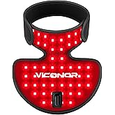 Red Light Therapy for Neck and Chest, Red Light Therapy for Face and Neck Device Portable 660nm Red Light & 850nm Near Infrared Light Therapy for Body for Skin Tightening