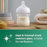 Philips Avent Natural Response Glass Baby Bottle 4oz 120ml Slow Flow Teat view 8