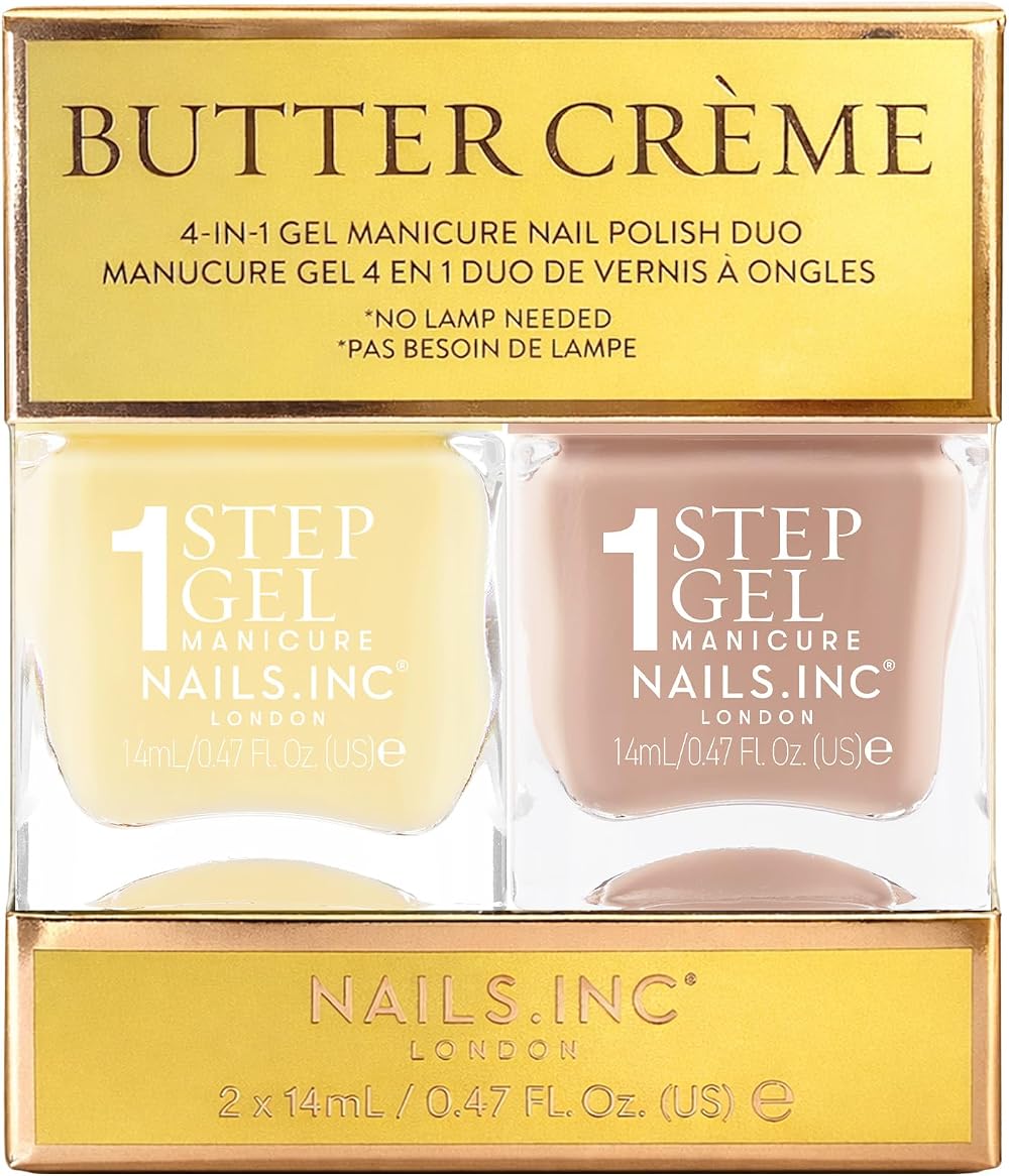 Nails.INC Its Topless Butter Crème 4-in-1 Duo Heidi Madison Gel Polish