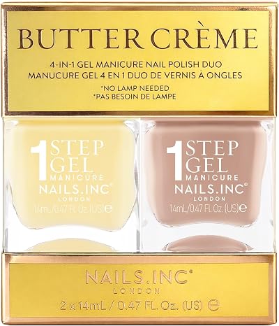 Nails.INC Its Topless Butter Crème 4-in-1 Duo Heidi Madison Gel Polish