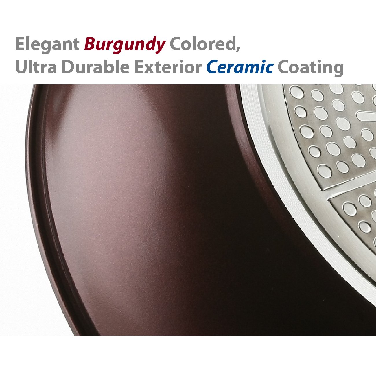 TECHEF – Blooming Flower Frying Pan, with Teflon Platinum Non Stick Coating (PFOA Free)/Ceramic Coated Outside/Induction Ready ('20 cm (8 in)) by TECHEF