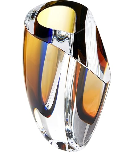 Kosta Boda 7041117 Vision Vase Vert et Violet 26 cm
