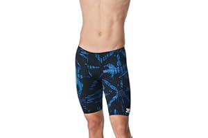Speedo Mens Swimsuit Jammer Endurance+ Printed Team Colors