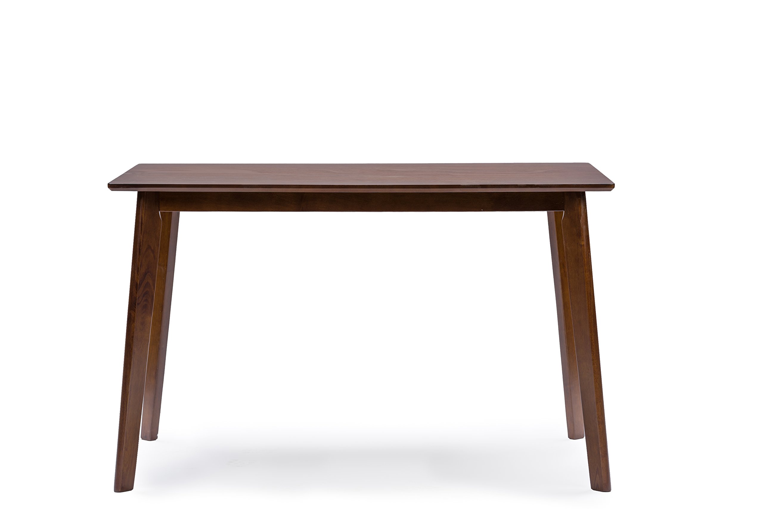 Baxton Studio Sumner Mid-Century Style 5 Piece Dining Set, Walnut Brown