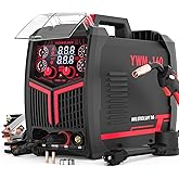 YESWELDER 160A MIG Welder, 110V/220V MIG/Flux Core/Lift TIG/Stick | 4-In-1, Synergic Control, Clear Digital Display, Efficient Setup, Beginner Friendly