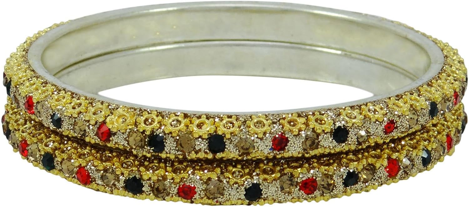 Bracelets Qui Vibrent Quand On Tape Dessus Banithani Ethnique kundan de silvertone Traditionnelle Bracelet mis