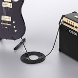 New Bee 3m/10ft Guitar Cable 1/4 Straight to Right Angle 22AWG view 7