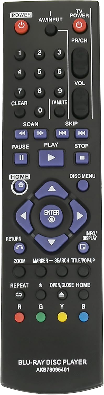 Best lg blue ray remote control