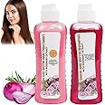 Onion, Biotin and Rosemary Shampoo and Treatment Set - Silicone Free, for Hair Loss, Thinning and All Hair Types