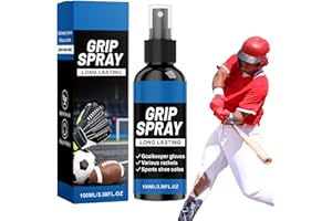 Football Glove Grip Spray,100ml Long-Lasting Anti-Slip Glue Enhancer - Sticky Spray for Football Gloves | for Sports Soccer V