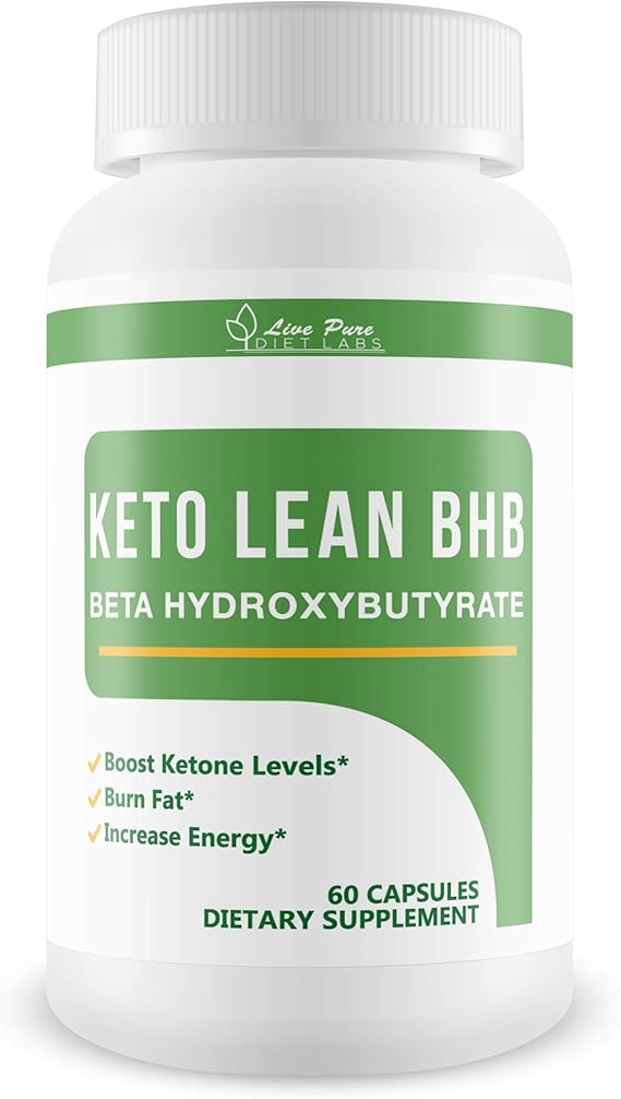 Keto Lean BHB Beta Hydroxybutyrate Keto Weight Loss Pills Burn More Fat with