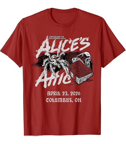 Amazon.com: Alice Cooper World Tour 2025 Austin T-Shirt, Men's Big