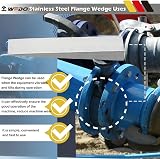 WEDO Stainless Steel Flange Wedge 6x13x80mm Pipefitting Welding Tool Rust-proof view 3