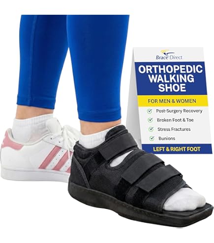 Amazon.com: Complete Medical Darco Med-Surg Shoe Black Square-Toe