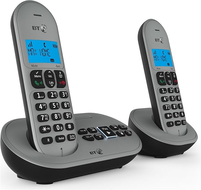 BT 3580 Twin Digital Cordless Telephone with Answer Amazon.co.uk