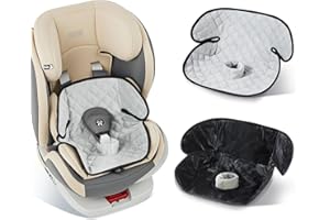 DIABOLORO 2 Pack Car Potty Training Seat Protector, Waterproof Toddler Car Seat Potty Training Cover, Piddle Pads & Liners for Baby Stroller, Booster & Travel,Non-Slip Pee Protector for Carseat (Grey)