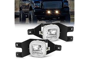 Nilight Fog Lights Assembly Compatible with 1999 2000 2001 2002 2003 2004 Ford F250 F350 F450 F550 S...