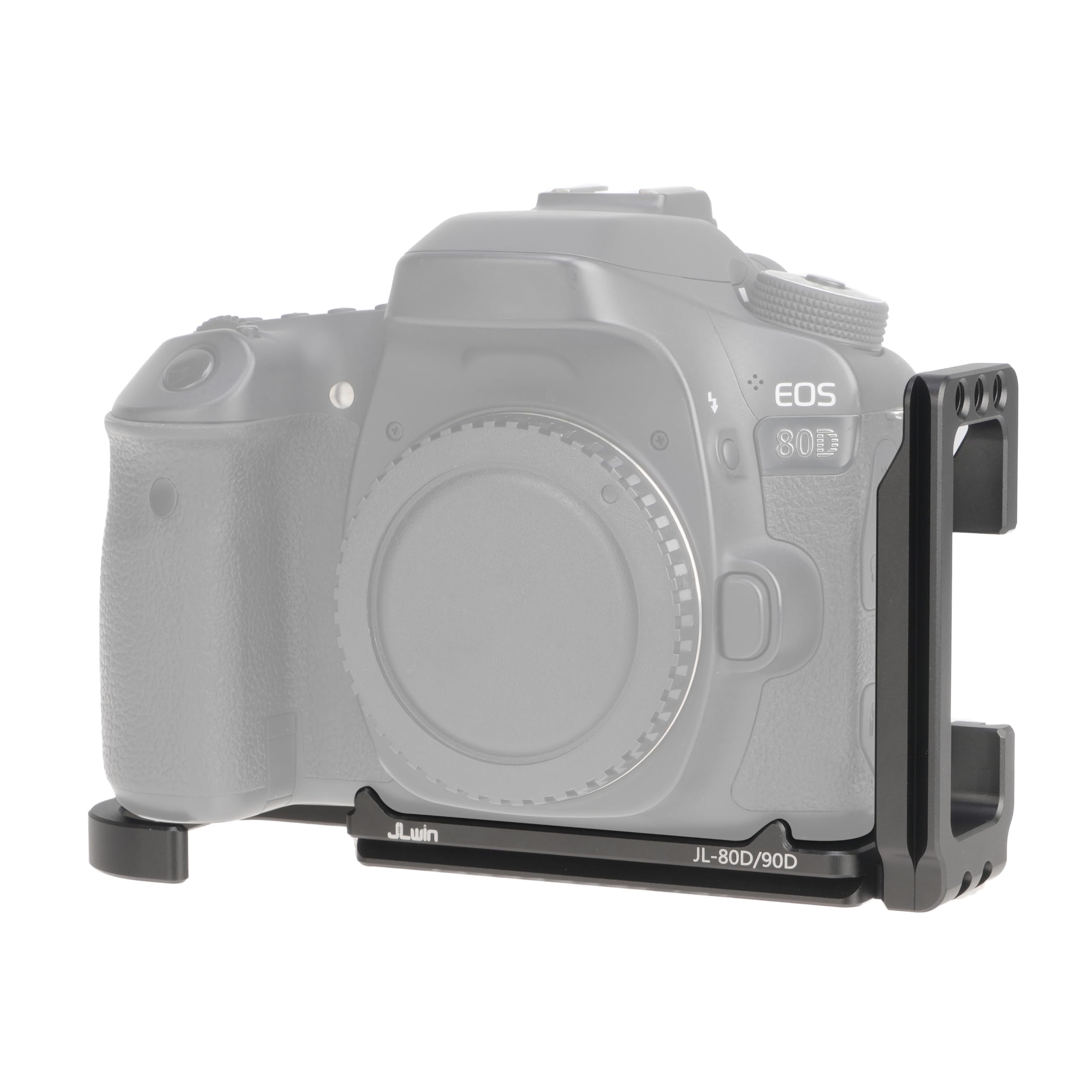Hersmay 70D/80D/90D L Bracket, Quick Release Vertical Shoot L Bracket Plate for Canon EOS 70D 80D 90D Mirrorless Camera Hand Grip Fit Arca Swiss Standard