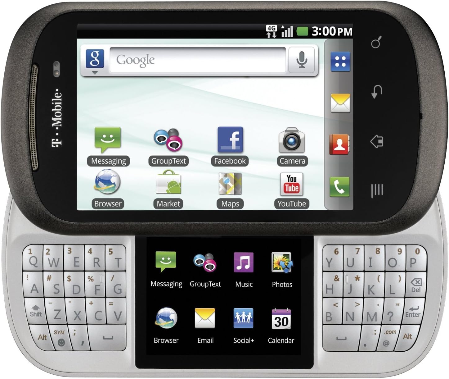 Amazon Com Lg Doubleplay 3g Wifi 5mp Gsm Android Smartphone T Mobile