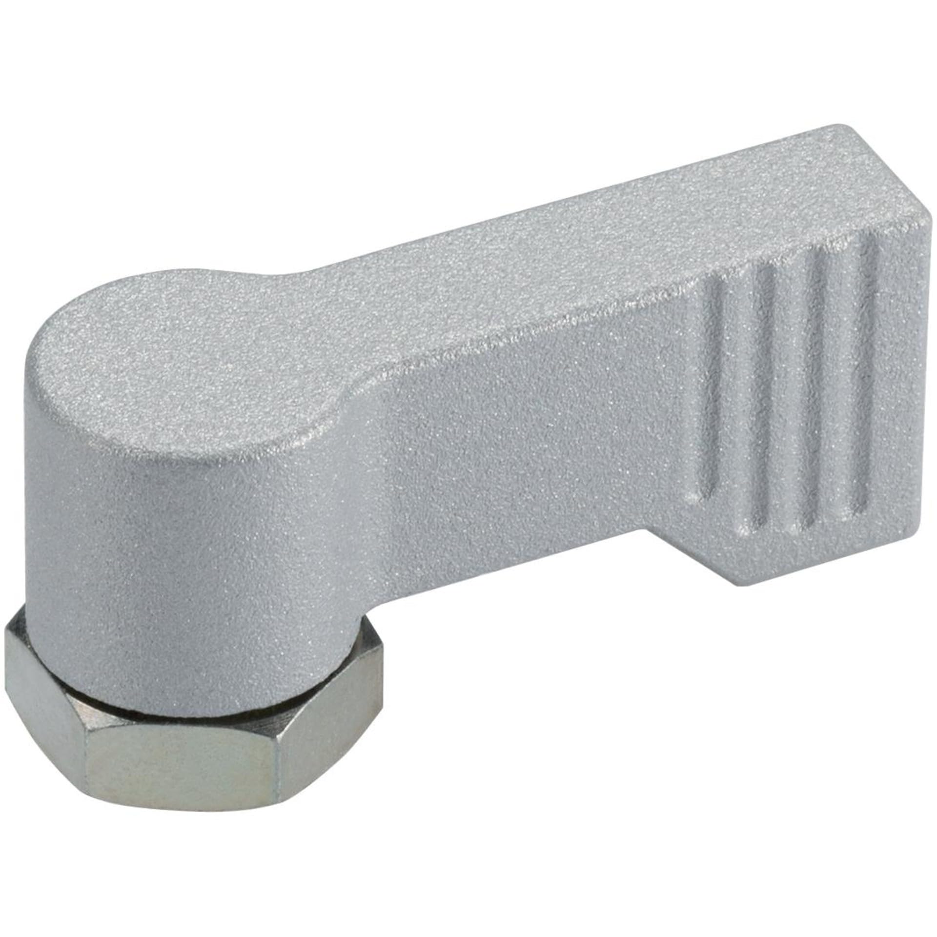 HALDER 24101.0231 Rotary Latch, Silver, d1 = 17 mm