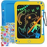 TEKFUN 8.5 Inch LCD Writing Tablet Educational Doodle Board Blue Yellow view 1