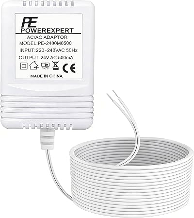LIANSUM 24V 500mA C Wire Adapter for Smart Thermostats Doorbells Nest Ring