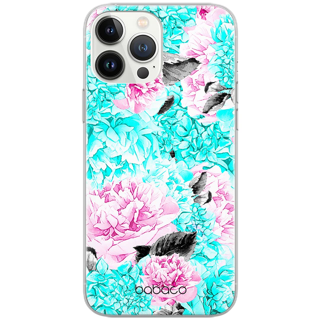 Babaco ERT GROUP mobile phone case for Apple Iphone XS Max original and officially Licensed pattern Flowers 003 optimally adapted to the shape of the mobile phone, case made of TPU