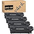 V4INK 4-Pack Compatible Toner Cartridge Replacement for Canon 104 CRG-104 FX-9 FX-10 Toner Cartridge Ink for use in Canon Imageclass D420 D450 D480 MF4150 MF4350D MF4270 MF4370DN MF4380DN Printer
