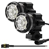 Kairiyard LED Motorcycle Driving Lights, 2.5Inch