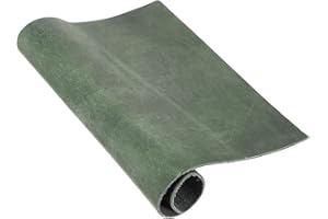 uxcell Genuine Leather Sheet, 7.9" x 11.8" Retro Cowhide Full Grain Leather Pieces, Pre Cut Sheets for Crafting, Sewing, Tool