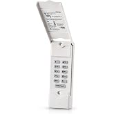 1x for Linear Garage Door Keypad, Wireless MDTK DNT00058 Replacement | Fits Linear MegaCode LD033, LD050, LS050, LC075 and LDCO800 Openers, Backlit Keys, 9V Battery and Mounting Hardware