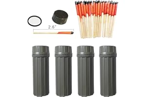 eGreen Fire Starter Weather Proof Matches Waterproof Case for Hiking Camping Bushcraft Outdoor Emergency Survival Storm Outag