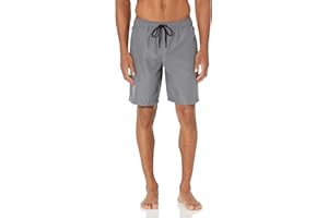 Amazon Essentials Mens 9" Swim Trunks with Mesh Lining, Pockets, Drawstring Closure