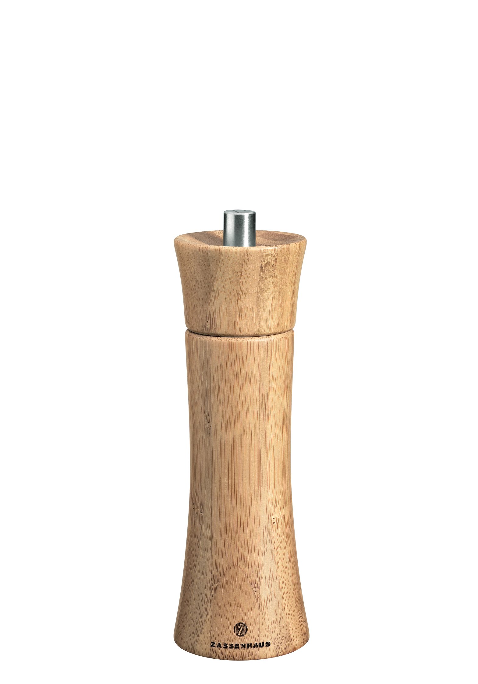 Zassenhaus - M023237 Frankfurt Pepper Grinder Mill, 7-Inch, Bamboo