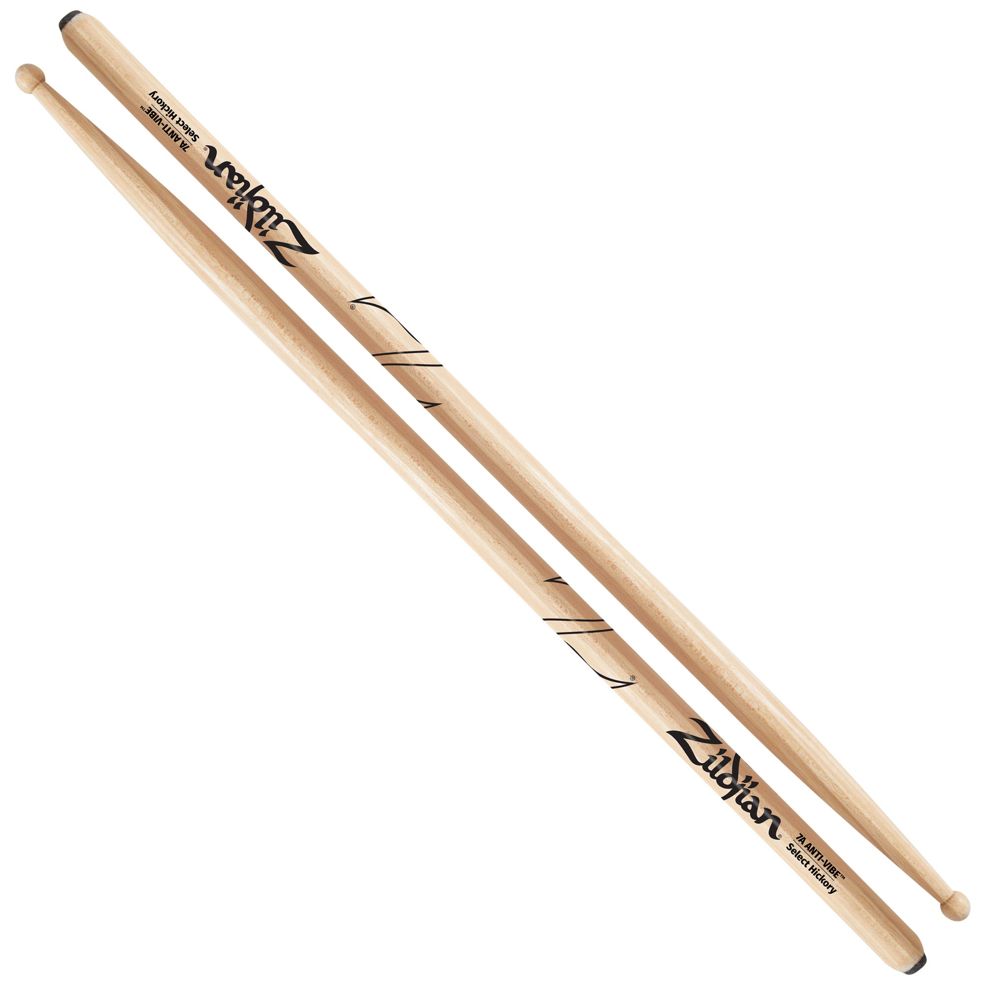 Zildjian 7A Anti-Vibe™ Drumsticks - Wood Tip