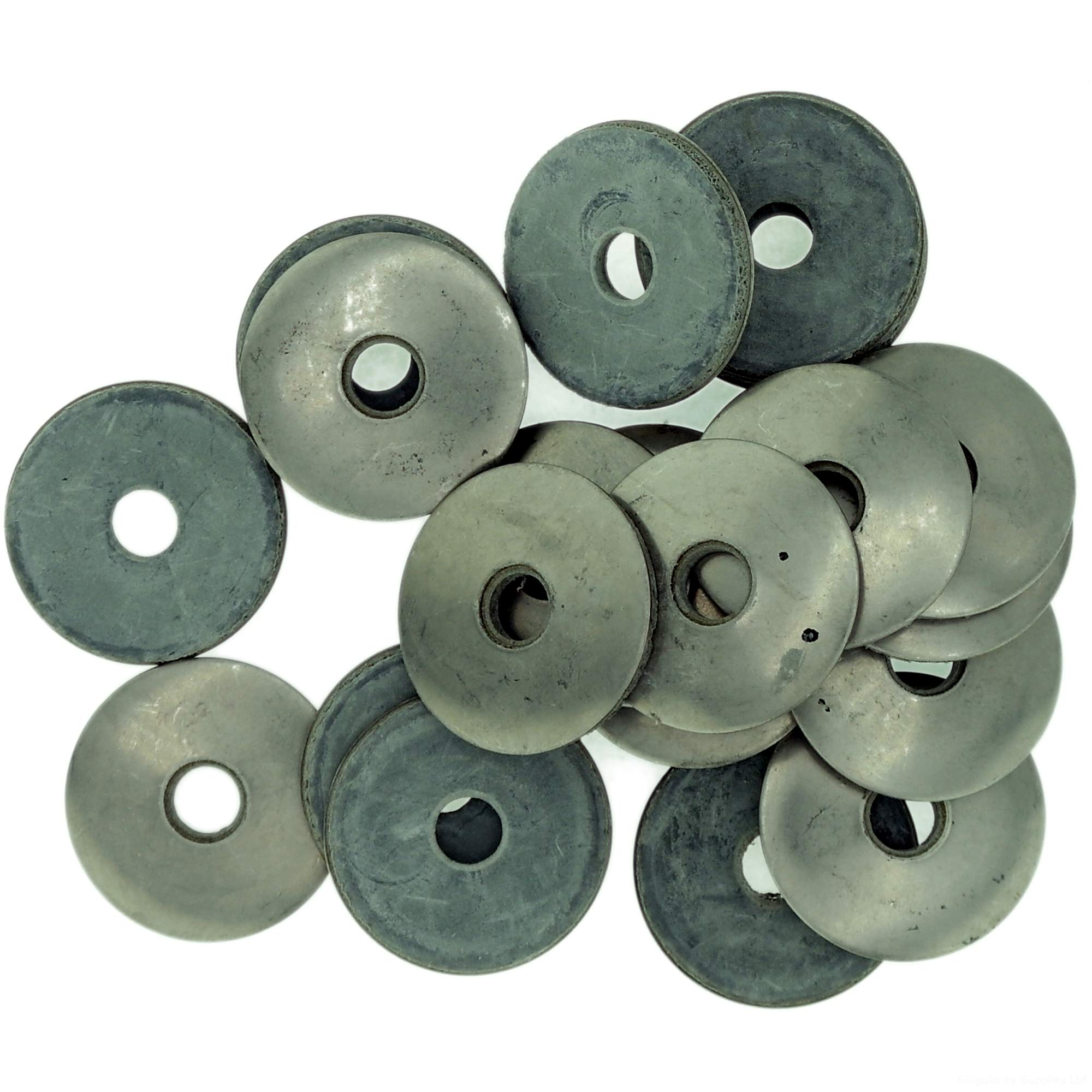 D6.8 (6.8mm x 25mm) Sealing Washer (Grey EPDM) - Stainless Steel (A2) (Pack of 20) โ image 1