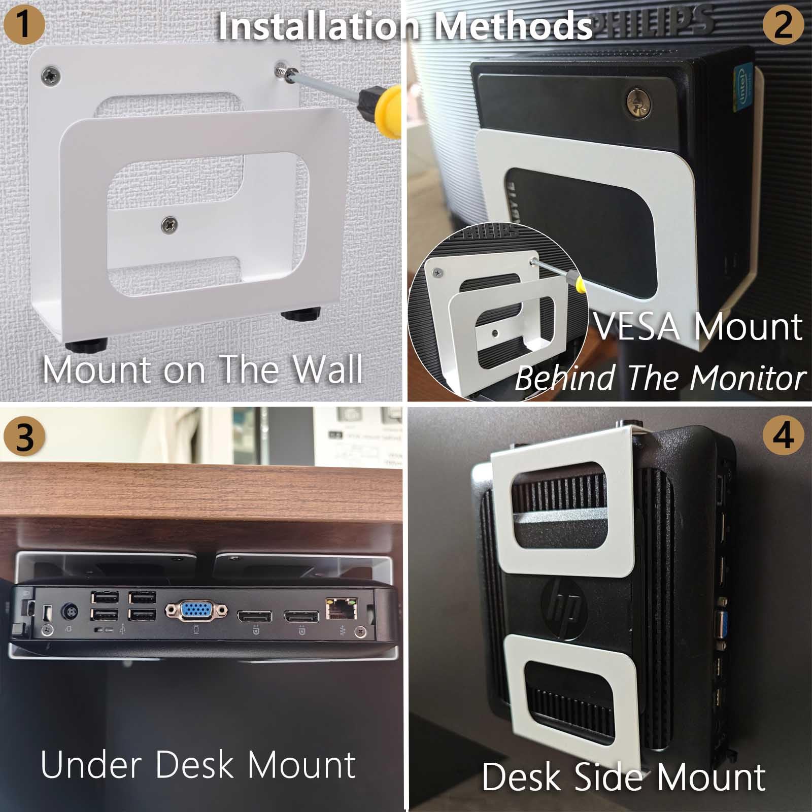 Mua Cable Box Mount Adjustable Small Wall Mount Holder for Narrow Media ...