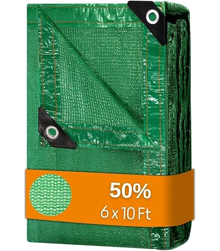 UCINNOVATE Schattentuch 70% Grün – 2x4 M – UV-beständiges Sonnenschutznetz Für Garten, Terrasse & Gewächshaus