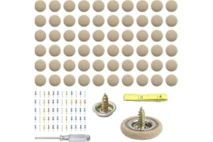 Dickno 60 PCS Car Roof Headliner Repair Kit, Auto Roof Snap Rivets Retainer with Installation Tool, Interior Ceiling Sagging Headliner Cloth Fixing Repair Buckle for All Vehicles (Beige Flannel)