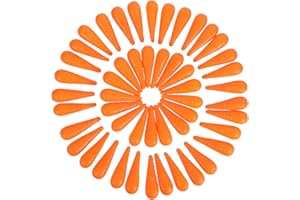 NUOBESTY 50pcs Snowman Nose Fake Carrot Nose Christmas DIY Craft Novelty Prop for Boys and Girls Winter