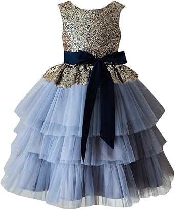 tiered tulle flower girl dress
