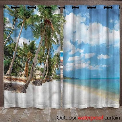 Amazon Com Bddls Outdoor Decor Gazebo Grommet Outdoor Curtain