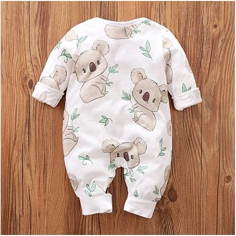 Amazon Co Jp ベビーロンパース 春と秋の赤ちゃんの男の子と女の子コアラプリントジャンプスーツつの小品在庫ありベビー服0 1歳 Color White サイズ 0 To 3 Months ホーム キッチン Amazon Co Jp ベビーロンパース 春と秋の赤ちゃんの男の子と女の子コアラプリントジャンプスーツつの小品在庫ありベビー服0 1歳 Color White サイズ 0 To 3 Months ホーム キッチン