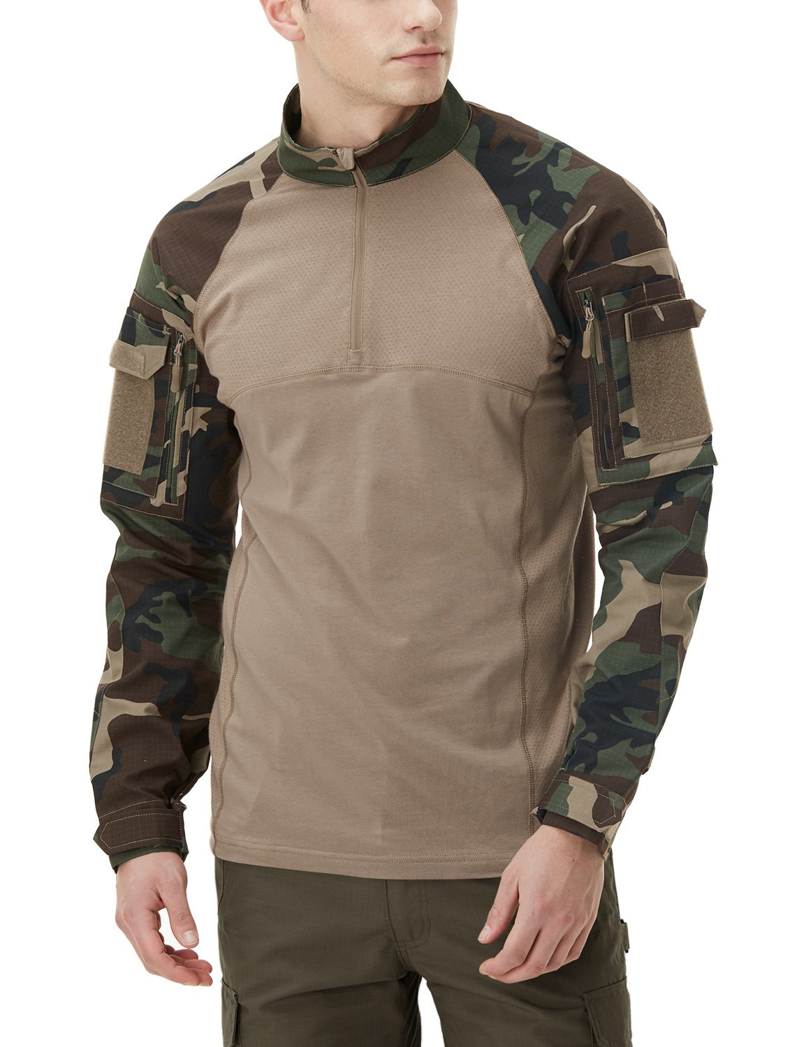 Sleeve Military BDU Shirts Camo EDC 