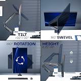 VIVO STAND-V001O Single Monitor Stand Black 17-32 inch VESA 75x75 100x100 view 8