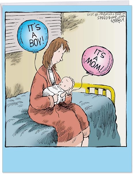 Amazon Com It S A Mom Boy Funny Baby Boy Greeting Card With