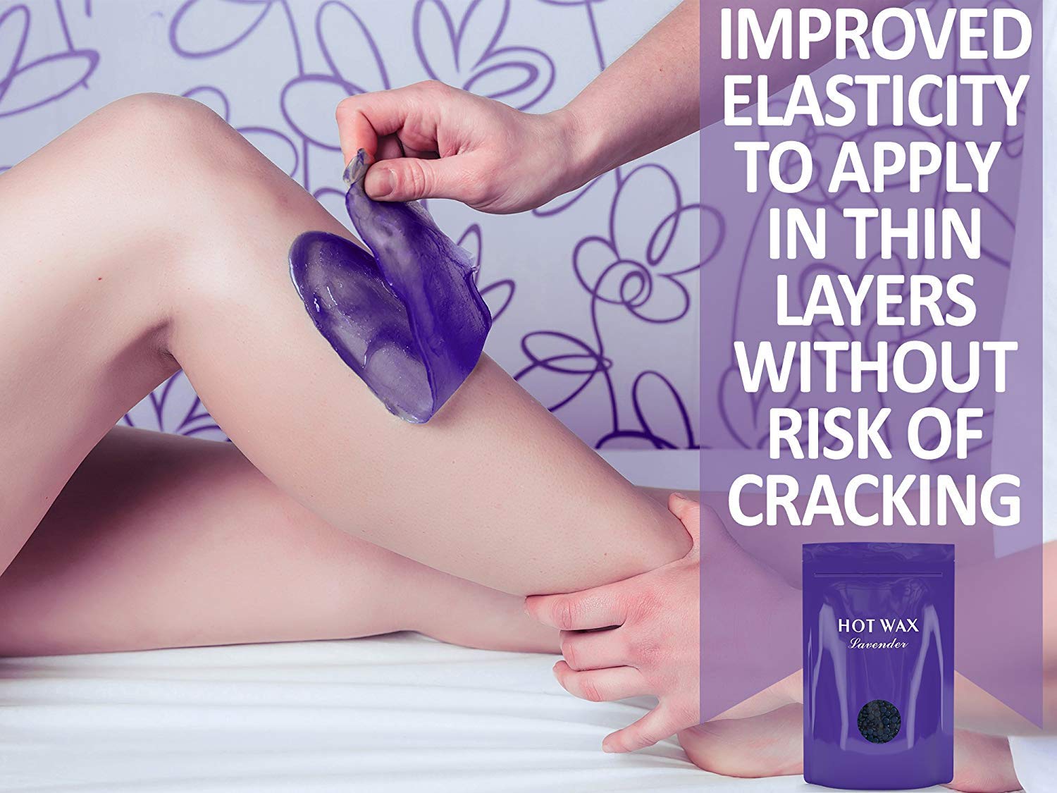 Hard Wax Beans 10.6 oz Stripless Painless Depilatory Waxing Kit