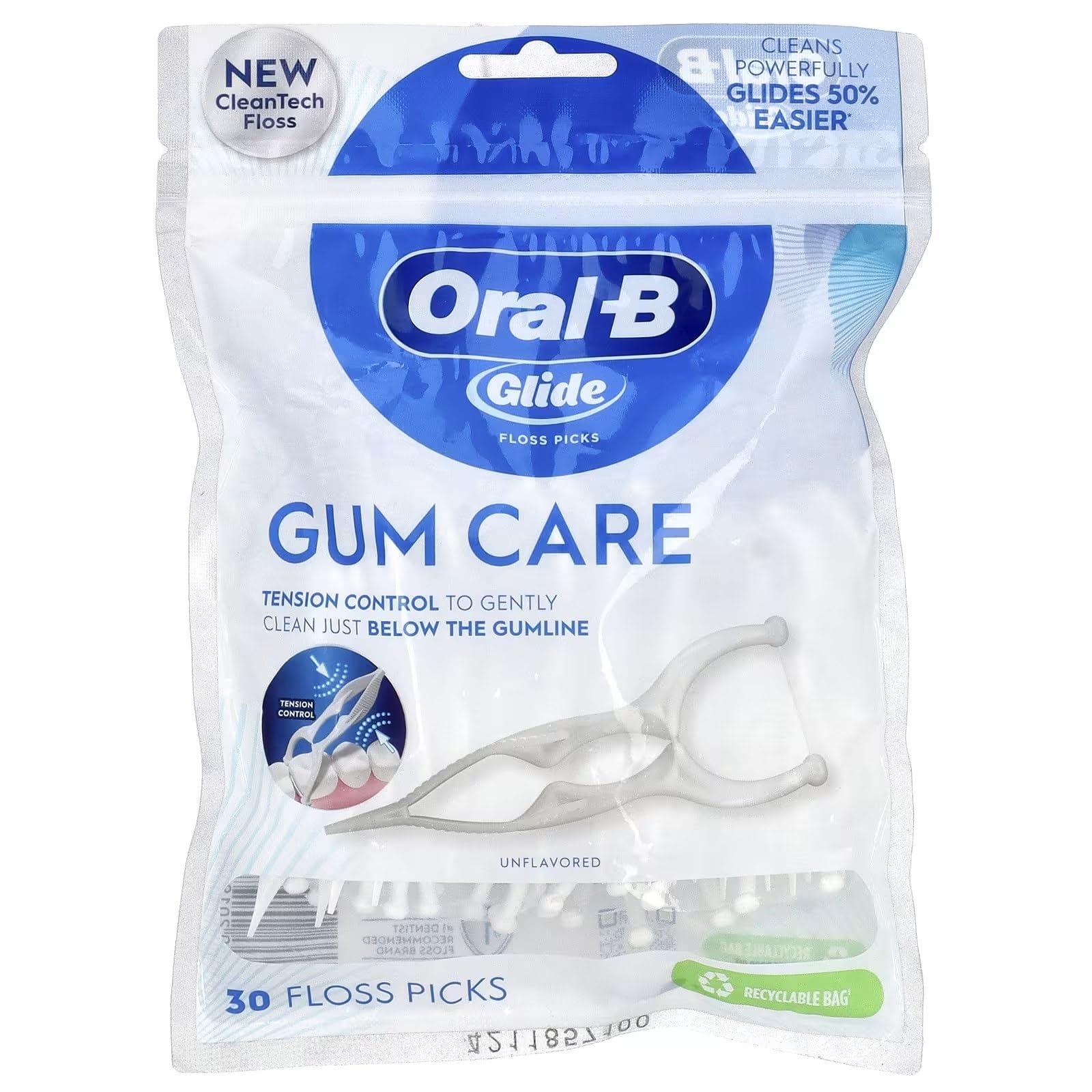 Glide Floss Picks 30Ct Size 30Ct Crest Floss Picks Pack of 7