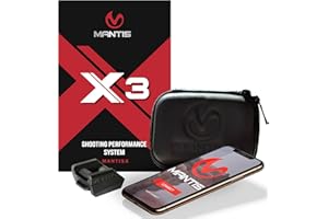 Mantis X3 Shooting Performance System |Dry Fire Training System | Works with Any Pistol, Rifle, or Airsoft/CO2 | Score & Analyze Every Shot with Free App | Shooting Practice at Home